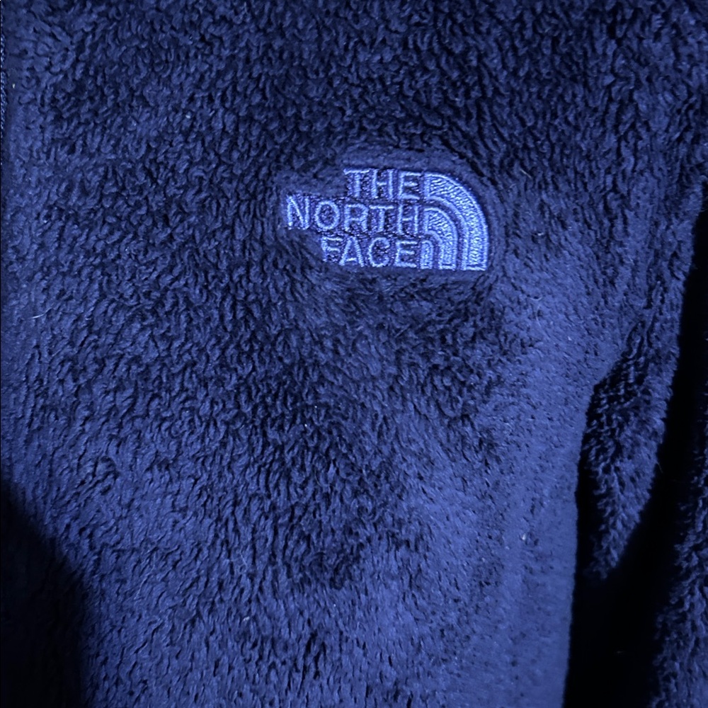 North Face Fleece Jacket Women’s S Purple Osito Soft bluish/purple Sherpa Logo - Picture 4 of 15
